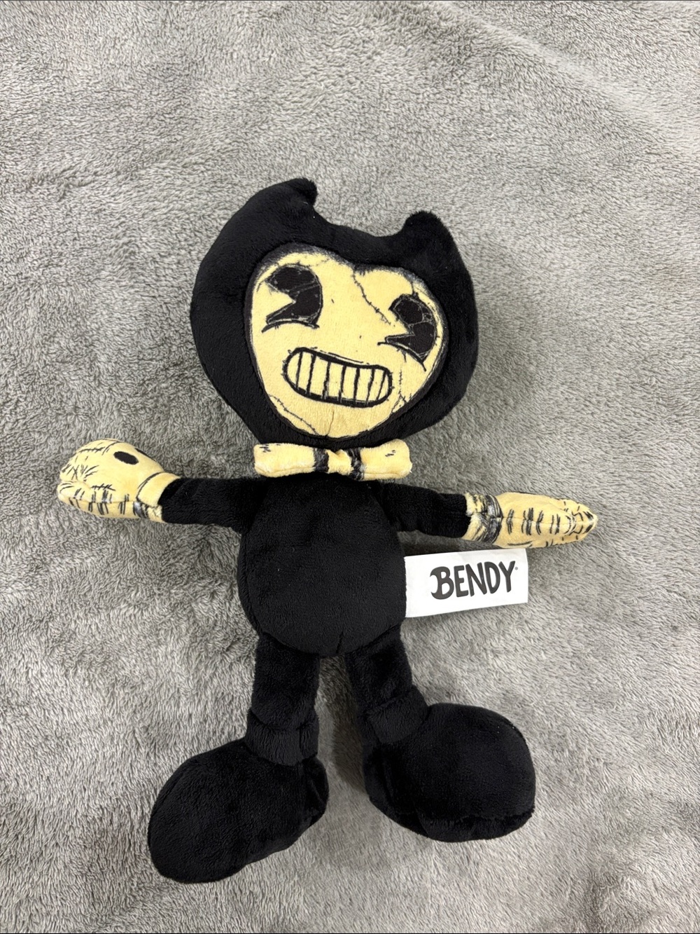 BENDY Plush Toy – Black and Yellow Kids' Character Plush